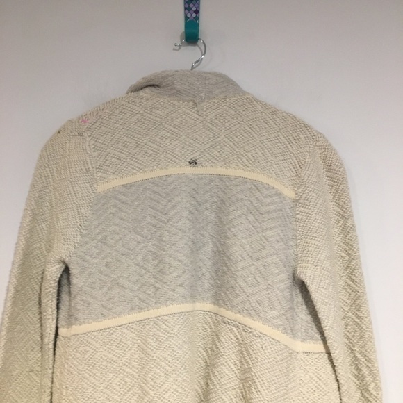 LUCKY BRAND Waterfall Cardigan white blue gray - Picture 6 of 7